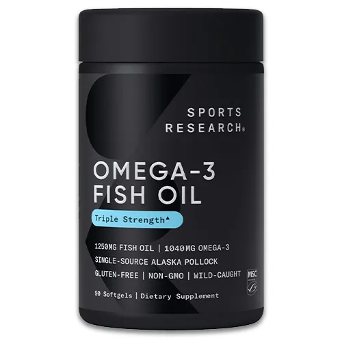 sports research vitamin omega 3 fish oil